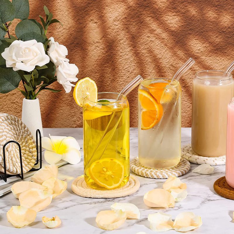 Cotton thread placemat hand woven insulation mat bowl mat cup mat thickened and simple cotton linen table mat - V.I.P Digital Presence