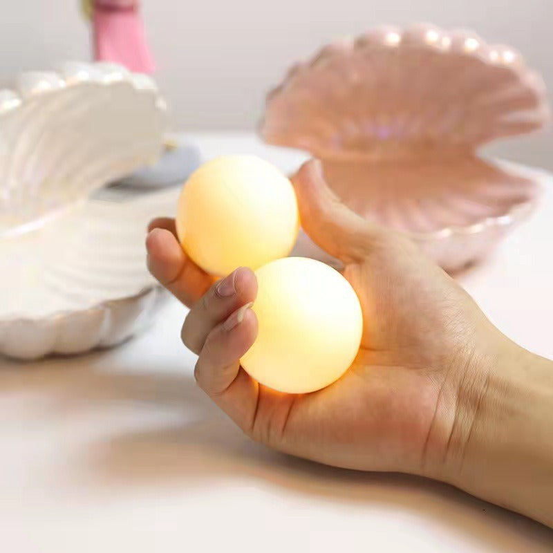 Creative Shell Night Light Bedroom Headlight Nordic Internet Celebrity Girl Heart Dream Pearl Ceramic Light Desktop Decoration - V.I.P Digital Presence