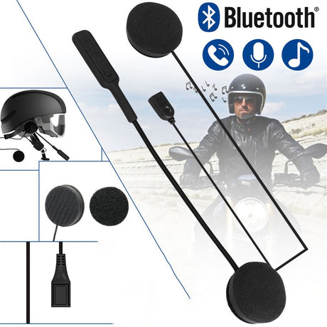MH01 Motor Wireless Bluetooth Headset Motorcycle Helmet Earphone Headphone Dual Stereo Speaker Handsfree Music For MP3 MP4 phone - V.I.P Digital Presence