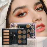 Eyeshadow  eyebrow powder eyebrow cream comprehensive tray with tools - V.I.P Digital Presence