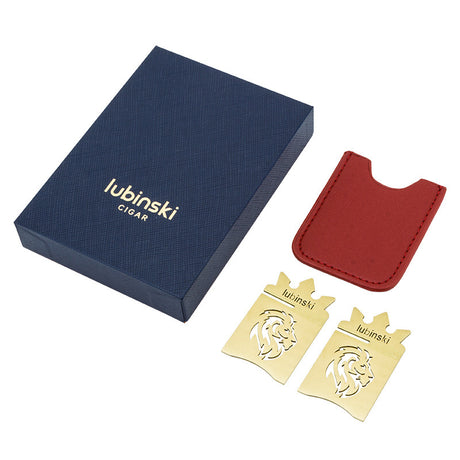 Cigar holder portable metal brass electroplated carbon fiber display cigar holder - V.I.P Digital Presence