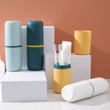 Travel Wash Cup Toothbrush Toothbrush Toothpaste Storage Box - V.I.P Digital Presence