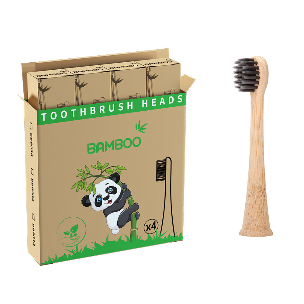 Suitable for Philips electric toothbrush natural bamboo biodegradable bamboo toothbrush head made of bamboo - V.I.P Digital Presence