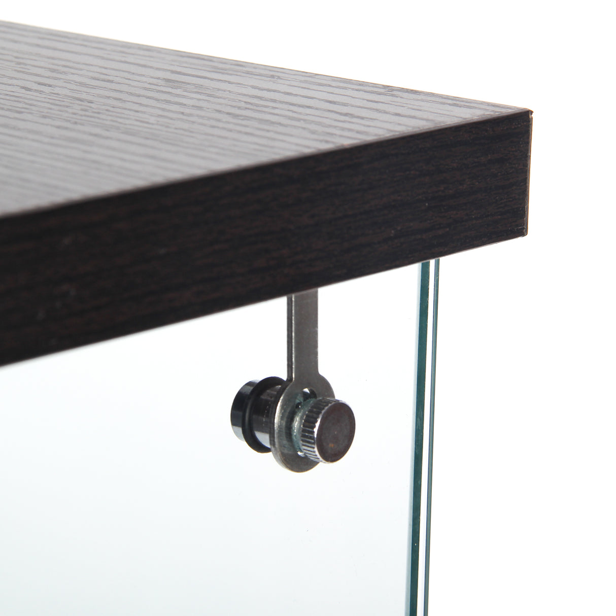 4 glass display cabinets with door shelves, floor standing antique bookshelf, 64.7 "* 16.7" * 14.3 ", black - V.I.P Digital Presence