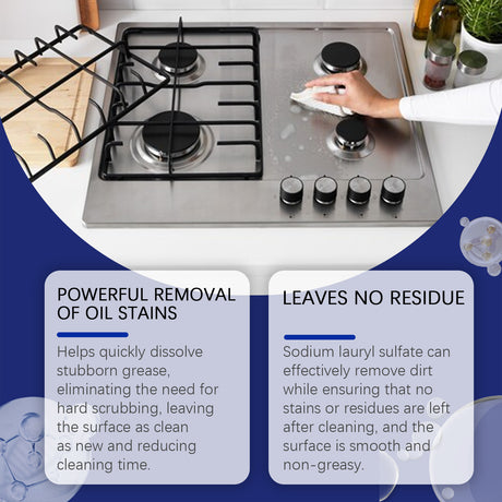 Kitchen Cleaner Oil Cleaning Gentle Home Care Cooktop Degreasing Foam Type - V.I.P Digital Presence