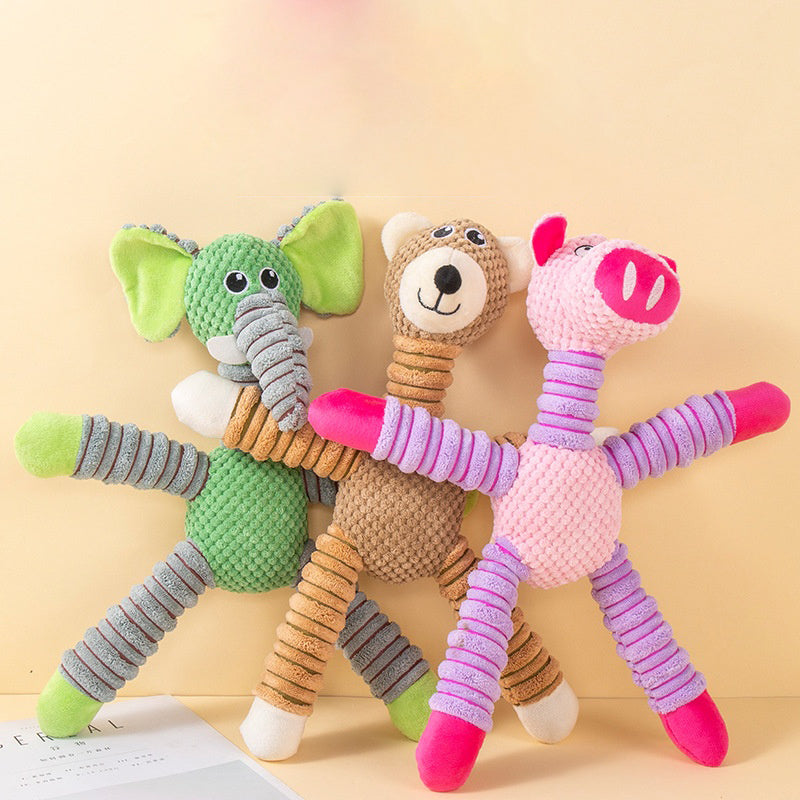 Large Letter Toy Elephant Bear Pig Animal Sound Toys for Pets - V.I.P Digital Presence