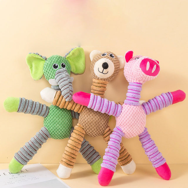 Large Letter Toy Elephant Bear Pig Animal Sound Toys for Pets - V.I.P Digital Presence