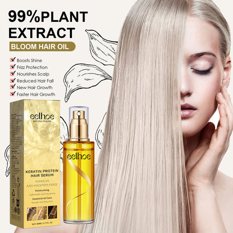 Keratin Hair Essence Spray, Hair Repair To Improve Dry Curly Frizz Pomade Essence - V.I.P Digital Presence