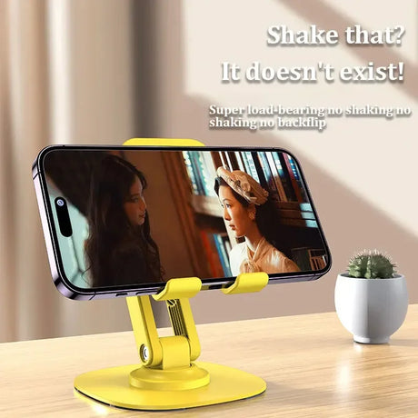 Rotating phone stand foldable desktop TV show lazy person tablet phone support stand - V.I.P Digital Presence