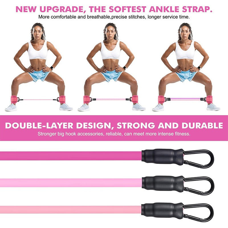 Hip Training Kick Pull Rope Ankle Buckle Strap Fitness Leg Speed Trainer Gym Fitness Accessories Sets Leg Puller - V.I.P Digital Presence
