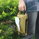 Outdoor camping wet tissue paper box camouflage waterproof canvas tissue bag square hand-held tissue storage bag - V.I.P Digital Presence