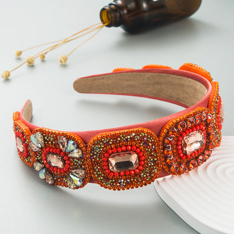 Hair Hoop Fashion New Bright Crystal Baroque Hair Band Hair Cave High Quality Small Fragrance Head Hoop Hair Accessories - V.I.P Digital Presence