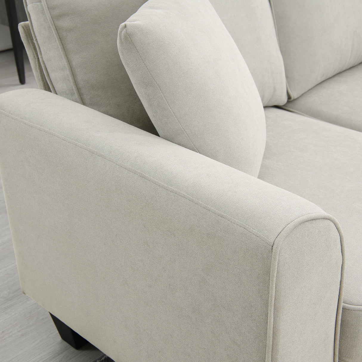 [VIDEO provided] [New] 108*85.5" Modern U Shape Sectional Sofa 7 Seat Fabric Sectional Sofa Set - V.I.P Digital Presence