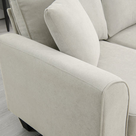 [VIDEO provided] [New] 108*85.5" Modern U Shape Sectional Sofa 7 Seat Fabric Sectional Sofa Set - V.I.P Digital Presence