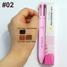 4 In 1 Eyebrow Pencil Waterproof Drawing Eye Brow Makeup Pen Long-Wear Eyeliner Eyebrow Highlighter Stick Makeup Cosmetic Tool - V.I.P Digital Presence