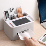 Desktop tissue box, multifunctional home storage box, paper drawer box - V.I.P Digital Presence