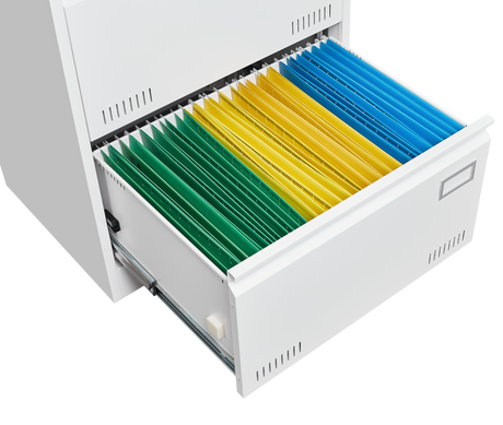 Filing Cabinet Lateral File Cabinet 3 Drawer White Filing Cabinets with Lock - V.I.P Digital Presence