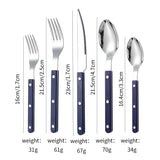 French Rivet ABS Handle Hotel Western Tableware Steak Knife Butter Knife Set - V.I.P Digital Presence