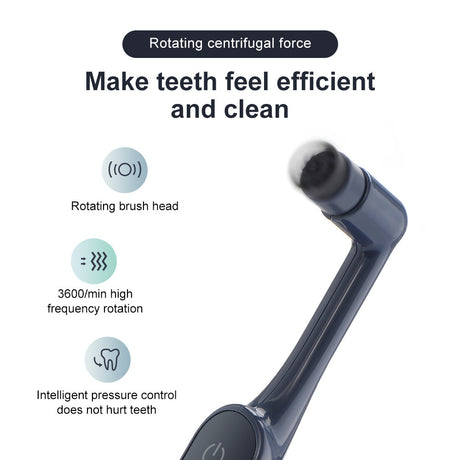 2-Speed Rotary Electric Toothbrush Rechargeable Adult Electric Toothbrush Waterproof Soft Bristle Couple Toothbrush - V.I.P Digital Presence