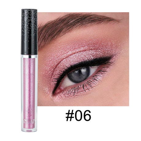 HANDAIYAN 12 Color Single Diamond Liquid Eye Shadow Psychedelic Pearly Shiny Eye Shadow Lying Silkworm Tear Makeup Eye Shadow Liquid - V.I.P Digital Presence