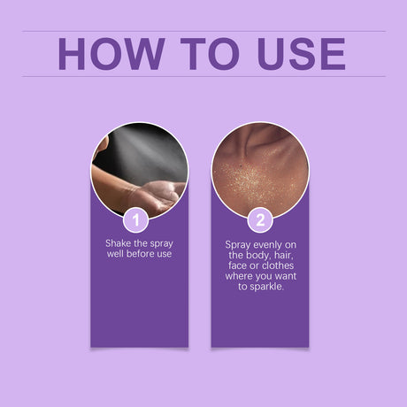 Dazzling Star Glitter Spray, Club Party Body Collarbone Arm Skin Starry Glitter Spray - V.I.P Digital Presence