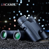USCAMEL HD 10x26 Binoculars Powerful Zoom Long Range 5000m Professional Waterproof Folding Telescope Wide Angle Vision Hunting