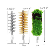 6Pcs/Set Tactical 12 GA 16 GA 20 GA 410 GA Gauge Hunting Gun Cleaning Set Rod Brush Rifle Pistol Tube Barrel Cleaning Kit Tool