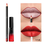 Pudaier 36 Color Matte Lip Gloss Lip Liner Matte Matte Lip Glaze Lipstick Pencil - V.I.P Digital Presence