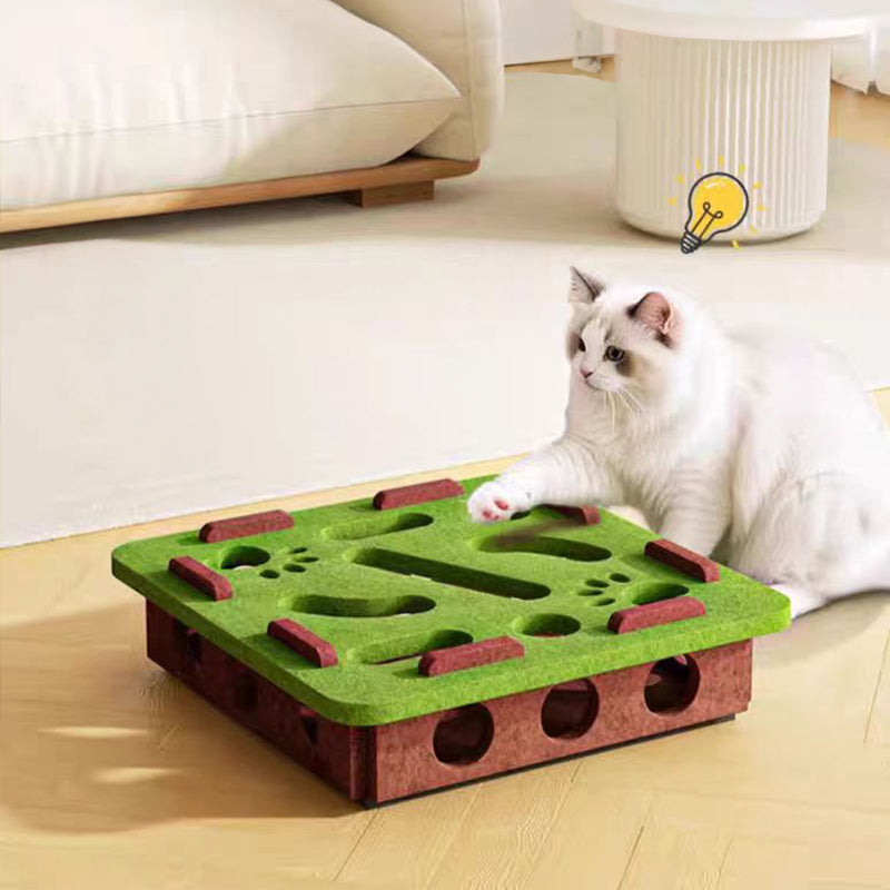 Felt puzzle toys, puzzle boxes, ball motion toys for indoor cat exercise, entertainment and hunting. - V.I.P Digital Presence