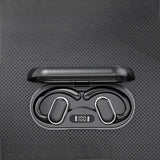 X97 non in ear OWS Bluetooth earphones with over the ear sports transparent compartment for extended battery life and noise redu - V.I.P Digital Presence