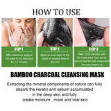 Bamboo Charcoal Blackhead Removing Tearing Facial Mask, Moisturizing Removing Blackhead And Acne Shrinking Pore Oil Control Mud Mask - V.I.P Digital Presence