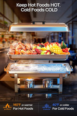 Buffet Catering Dish For Home and Outdoor 2 sets - V.I.P Digital Presence