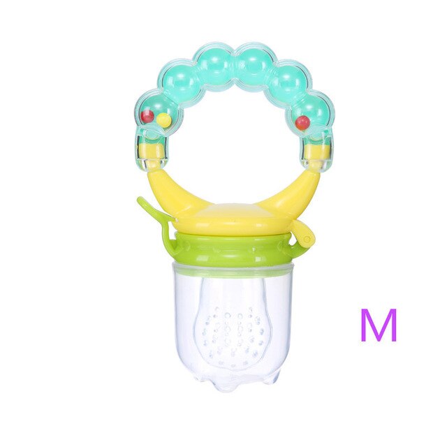 Hot Sale 1 Pcs Food Baby Pacifiers Nipple Pacifiers for Baby Fruit Feeder Nipples Feeding Safe Pacifier Hand Bell Toy - V.I.P Digital Presence