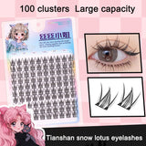 Sunflower Comics Pure Desire Eyelash Simulation Natural Thickening Large Segmented Trilogy False Eyelash Laziness - V.I.P Digital Presence