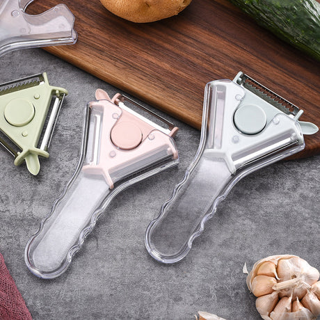 3-in-1 Practical Peeler Grater Three Blade Standard Serrated Fall Prevention Wear-resisting Kitchen Tool - V.I.P Digital Presence