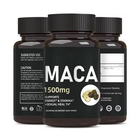 Maca Capsules  root herbal supplement maca extract energy stamina maca root extract capsules - V.I.P Digital Presence