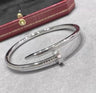 Precision Thick Plating Head and Tail Diamond Fashion Three-Circle Full Diamond Couple Bracelet - V.I.P Digital Presence
