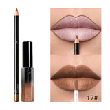 Pudaier 36 Color Matte Lip Gloss Lip Liner Matte Matte Lip Glaze Lipstick Pencil - V.I.P Digital Presence
