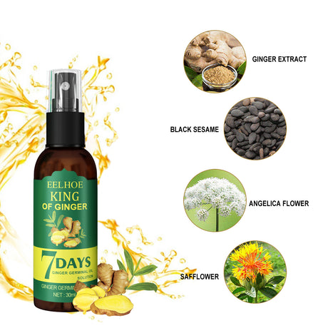 Ginger Hair Spray, Strengthens Hair, Massages Scalp And Restores Hair - V.I.P Digital Presence