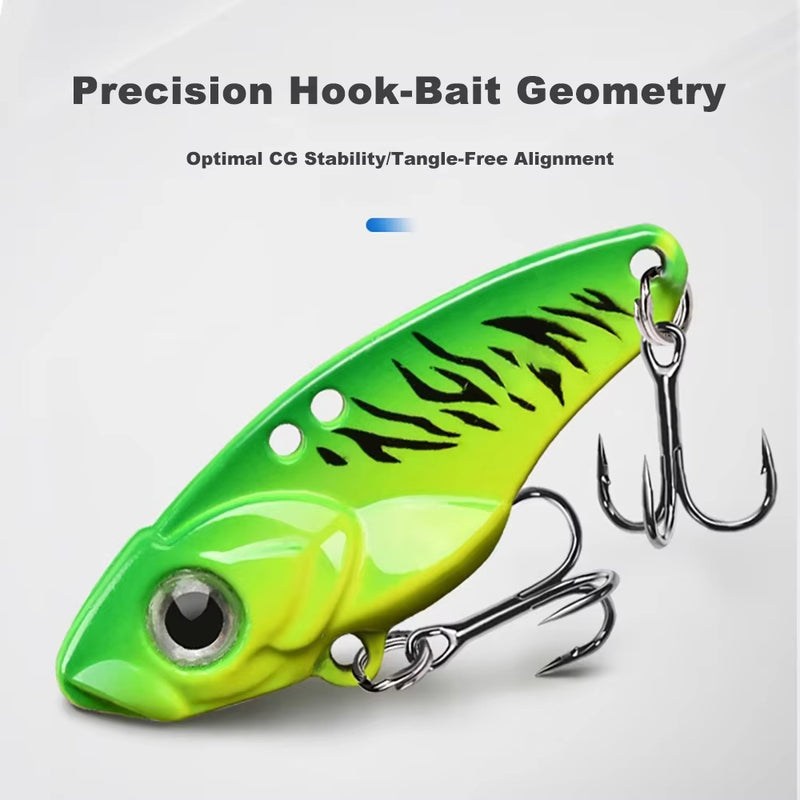1PCS 3.5g/5g/7g/10g/15g VIB Fishing Lure – Rattlesnake Iron Jig, long-cast hard lure for predatory fish. - V.I.P Digital Presence