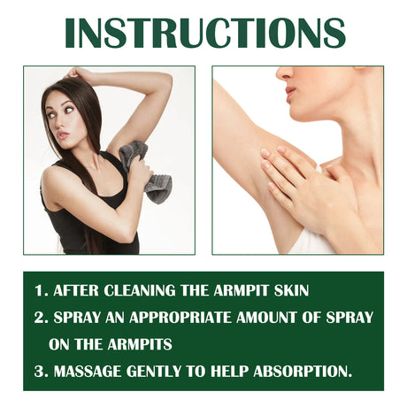 Body Odor Remove Spray, Refreshing Underarm Antiperspirant Deodorant Long-Lasting Fragrance Spray - V.I.P Digital Presence