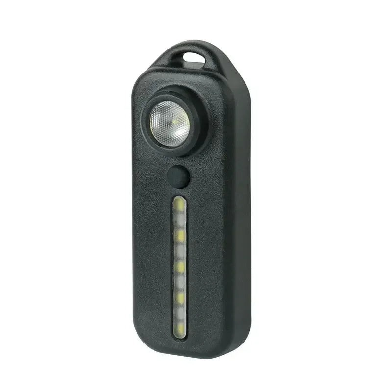 Mini LED Flashlight USB Rechargeable Bike Light Portable Pocket Flashlight Keychain Lamp Bicycle Taillight Flash Warning Light - V.I.P Digital Presence