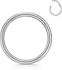 18g- steel hoop-silver-7-1 - V.I.P Digital Presence