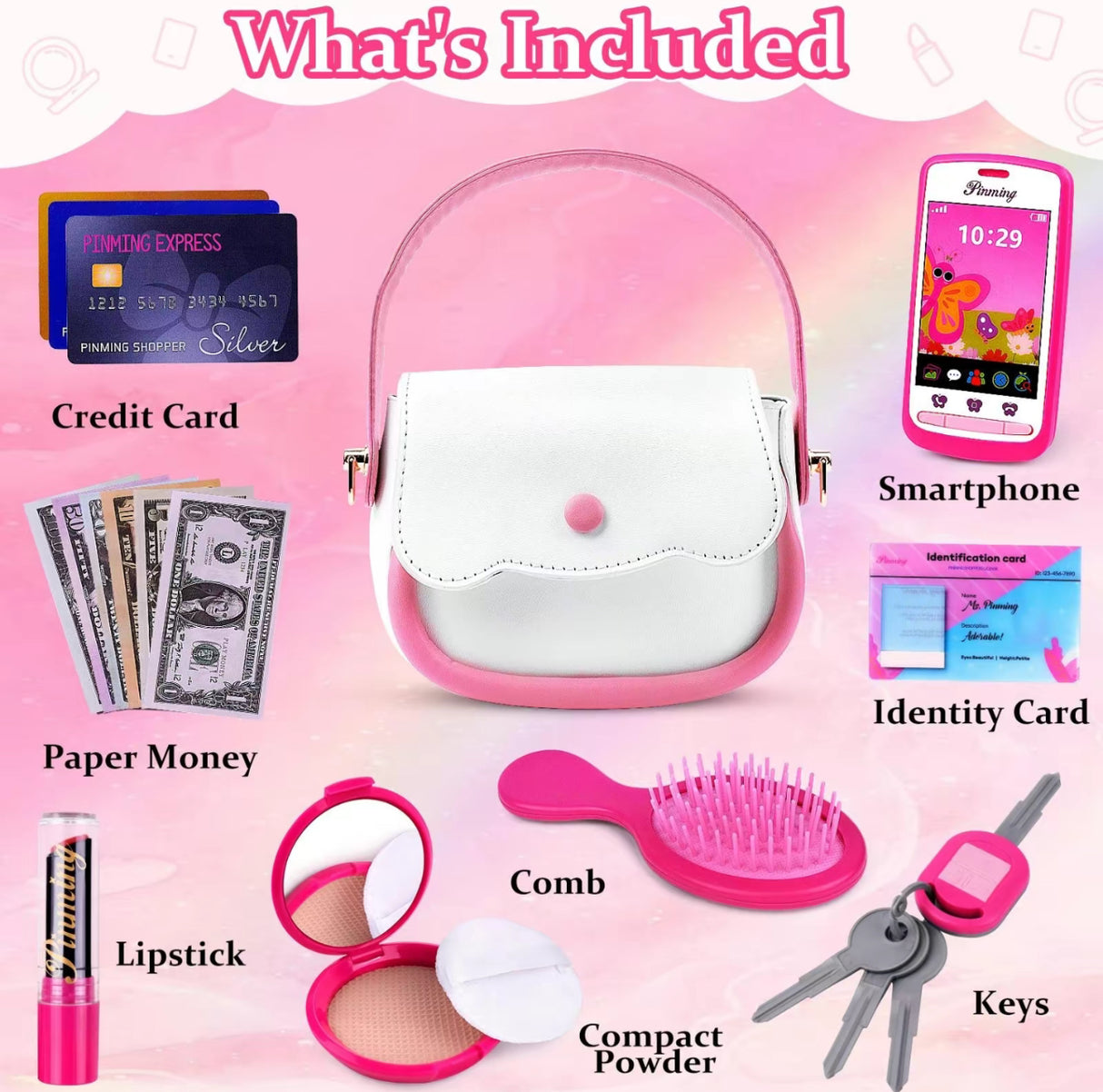 GlamGo Pretend Purse Set