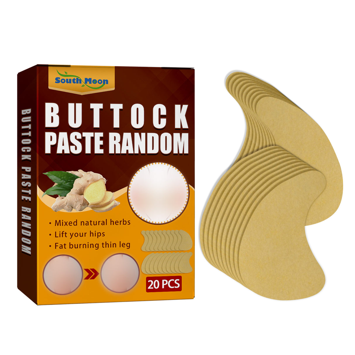 Buttock Paste Random, Lift And Tighten Hips Show Hips Curves Shape Hips Patch - V.I.P Digital Presence