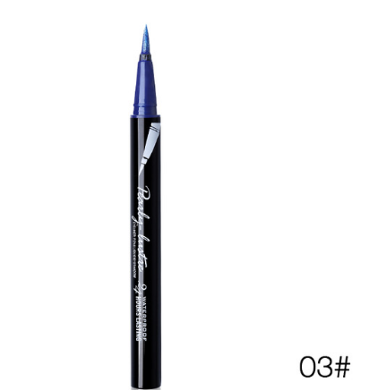 Music Flower 6 Colors Glitter Eyeliner Pencil Liquid Eye Makeup Set Waterproof Long-lasting Black Eye Liner Pen - V.I.P Digital Presence
