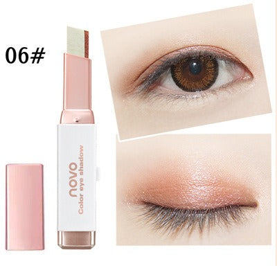 Eyeshadow Stick Stereo Gradient Shimmer Double Color Cream Pen Eye Makeup Cosmetics Tool - V.I.P Digital Presence