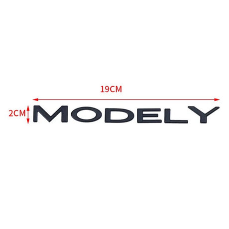 Suitable for Tesla Model Y trunk letter labeling MODEY English letter logo - V.I.P Digital Presence