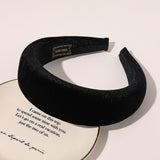 Wide edge velvet sponge hair clip for women's head clip high skull top hair clip - V.I.P Digital Presence