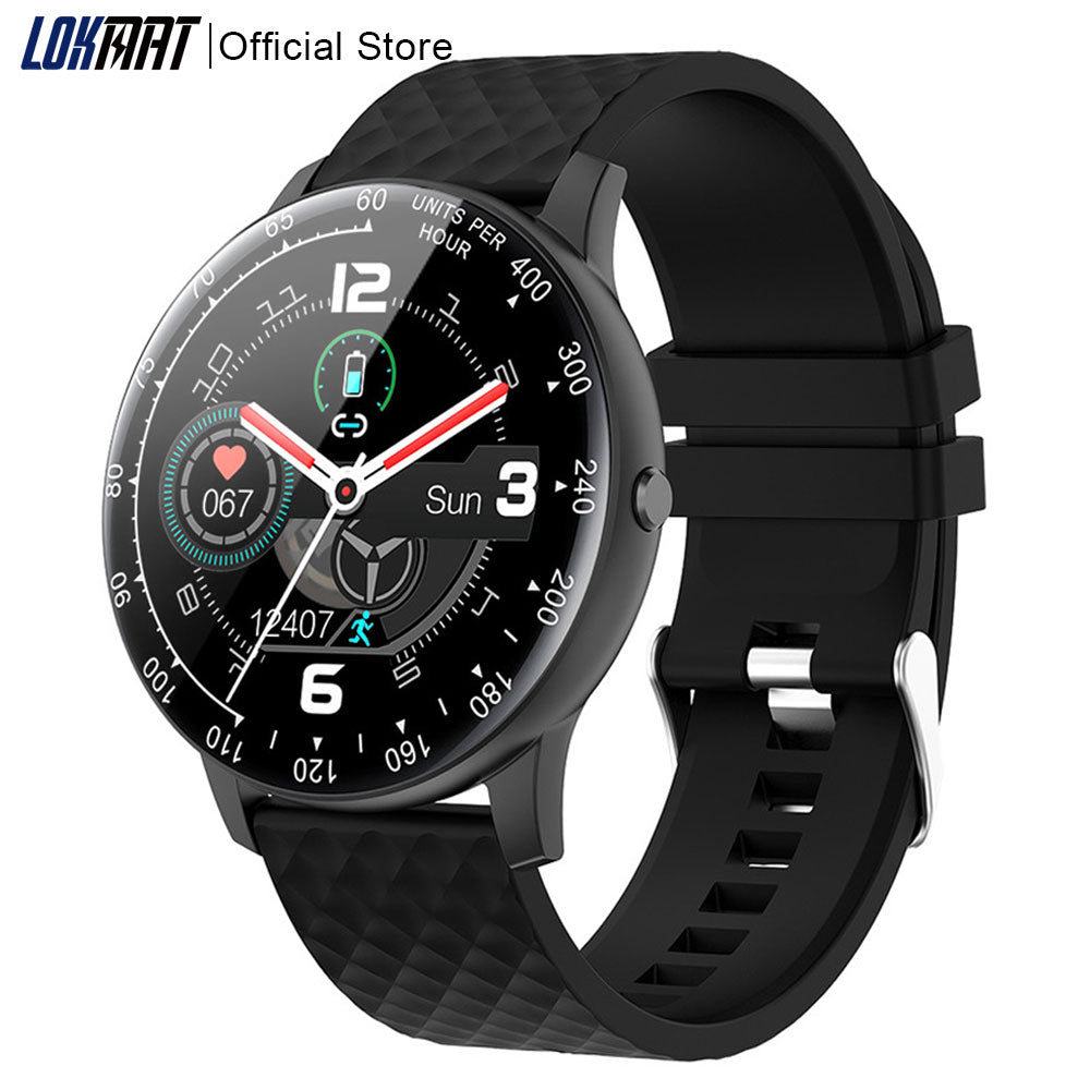 Reloj inteligente para hombres y mujeres, monitor de actividad física, monitor de ritmo cardíaco y presión arterial, reloj inteligente, dispositivos portátiles, pulsera inteligente para Android e iOS. 